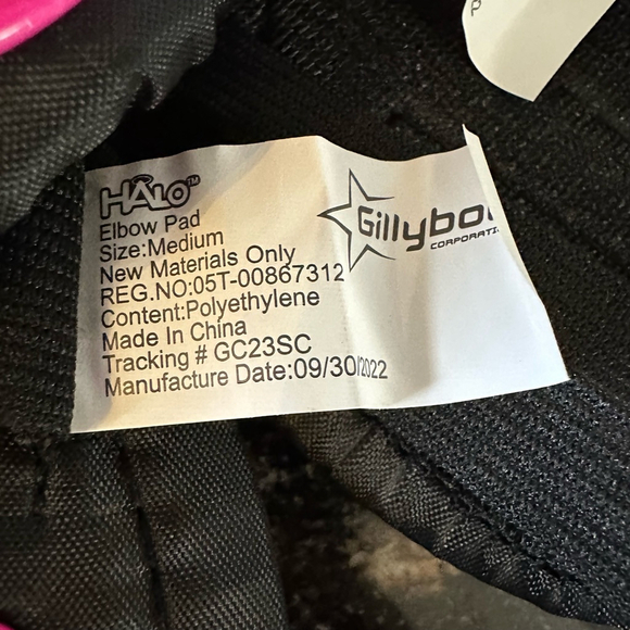 Kids Halo Jr. Protective Gear Set S/M Black Pink/Purple 4 total sets Lot Bundle - Picture 14 of 14